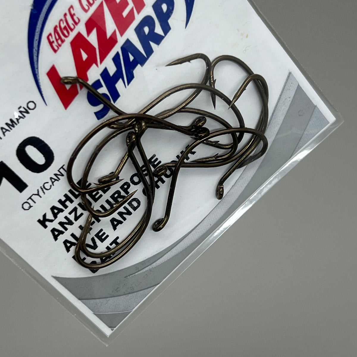 EAGLE CLAW (5 PACK) All Purpose Khale Live/Chunk Bait Bronze #2 10pc L144G-2 – view 5