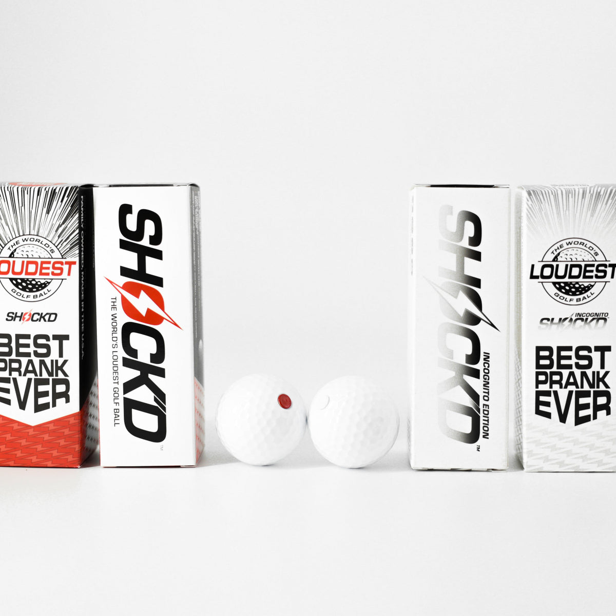 MEGA PACK (4 Red + 4 White) - SHOCK'D Golf Balls – view 2
