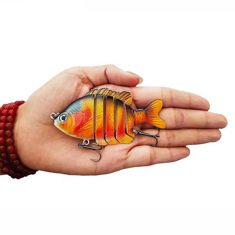 Six Section Yayu Bait Multi Section Bionic Fake Bait Fishing Gear Marine Fishing Supplies Tilapia Long Cast – view 2