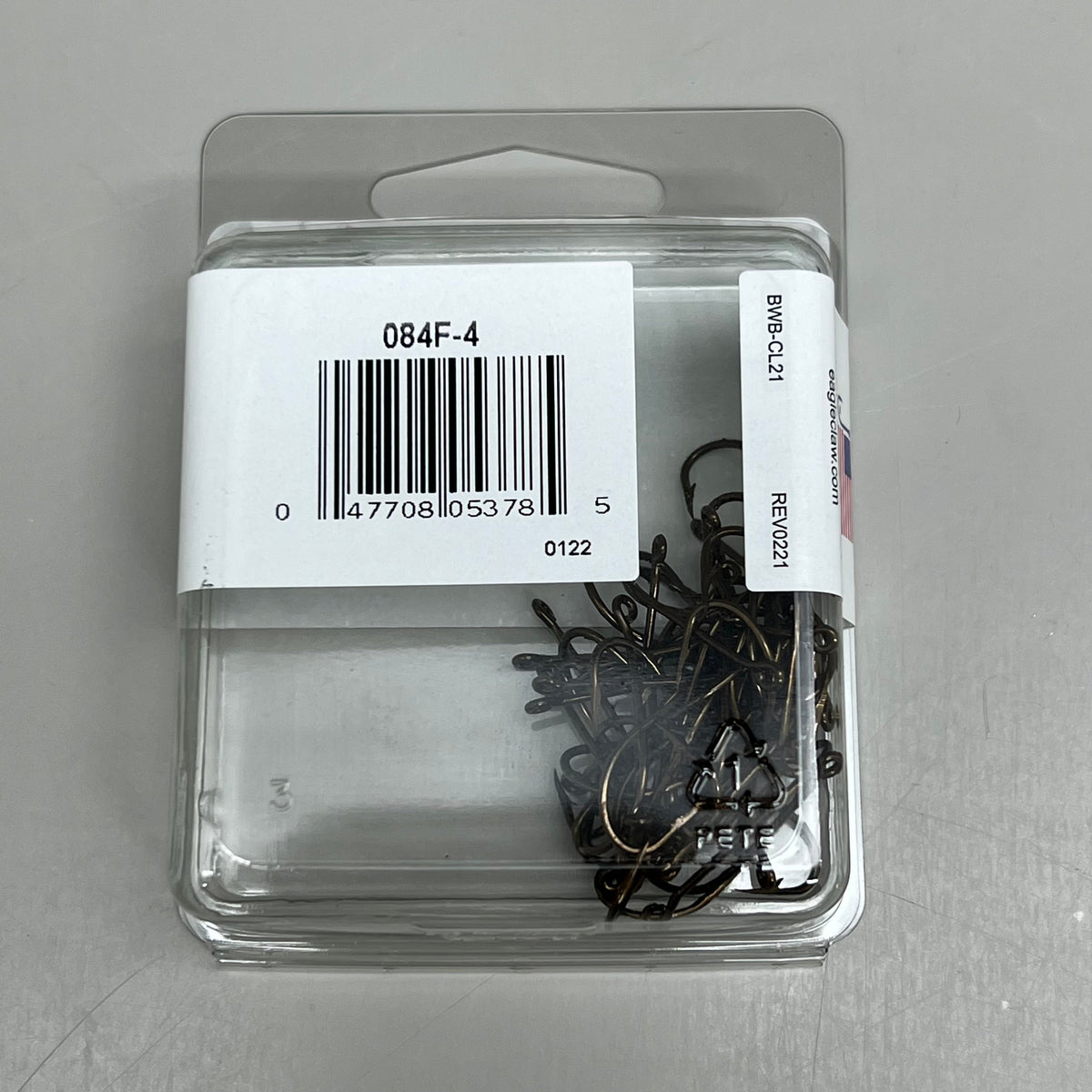 EAGLE CLAW Ultra Sharp All Purpose Live Bait Plain Shank Bronze #4 50pc 084F-4 – view 6