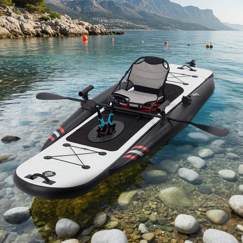 Premium 12FT Lightweight Inflatable Fishing Kayak With Pedal System (SAK15079) – view 9