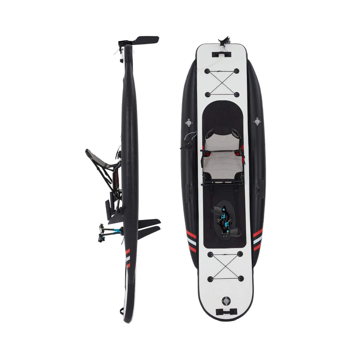 Premium 12FT Lightweight Inflatable Fishing Kayak With Pedal System (SAK15079) – view 3