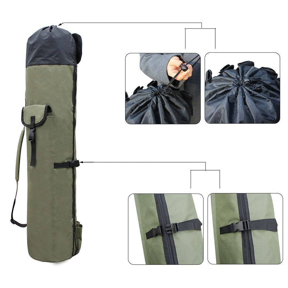 Fishing rod storage fishing rod portable reel bag – view 5