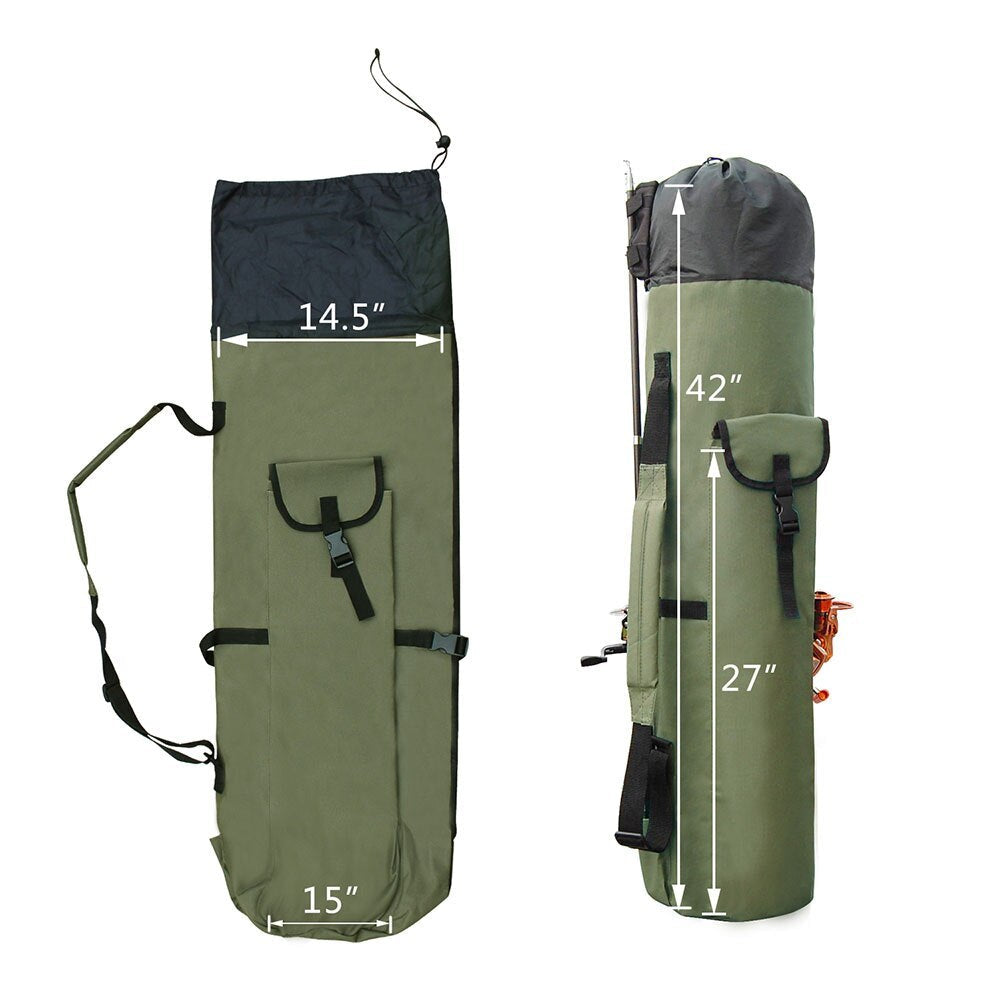 Fishing rod storage fishing rod portable reel bag – view 4