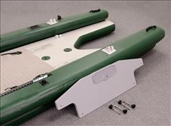 FSK16 FishSkiff™ Inflatable Fishing Boat 2 Person Swivel Seat Canopy Package – view 7