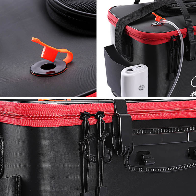 EVA Portable Fishing Bag Folding Thicken Live Fishing Box Tank Bucket Camping Fishing Tackle Fishbox Storage Bag – view 3