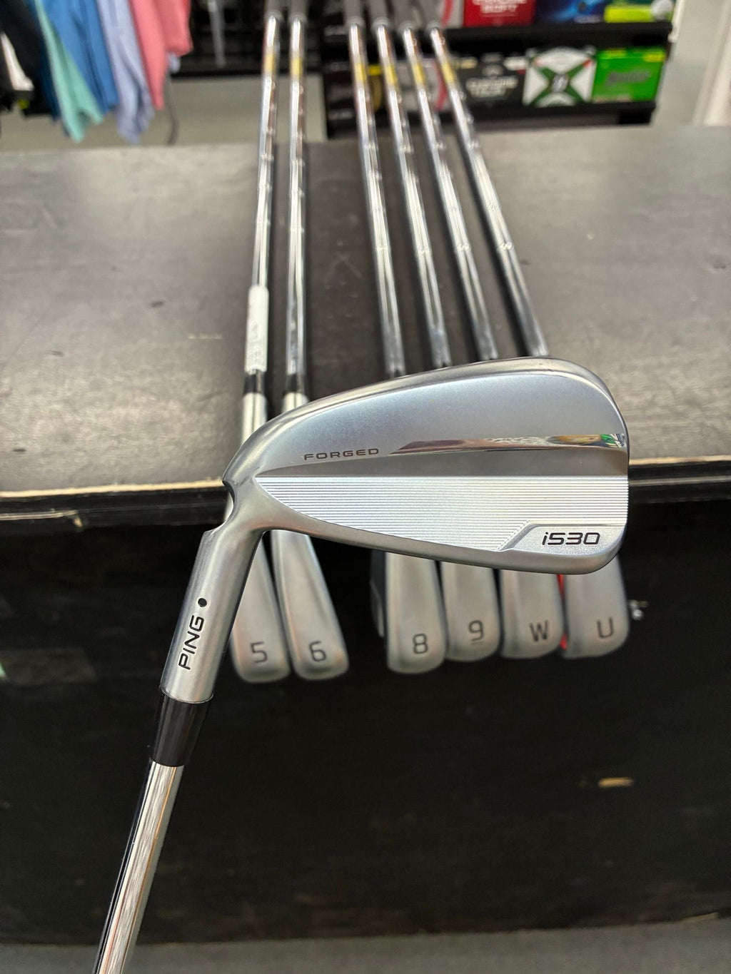 Ping i530 Iron Set Left Hand 5-PWUW Stiff Flex (Used)