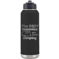 Camping 32 oz Water Bottle | Black