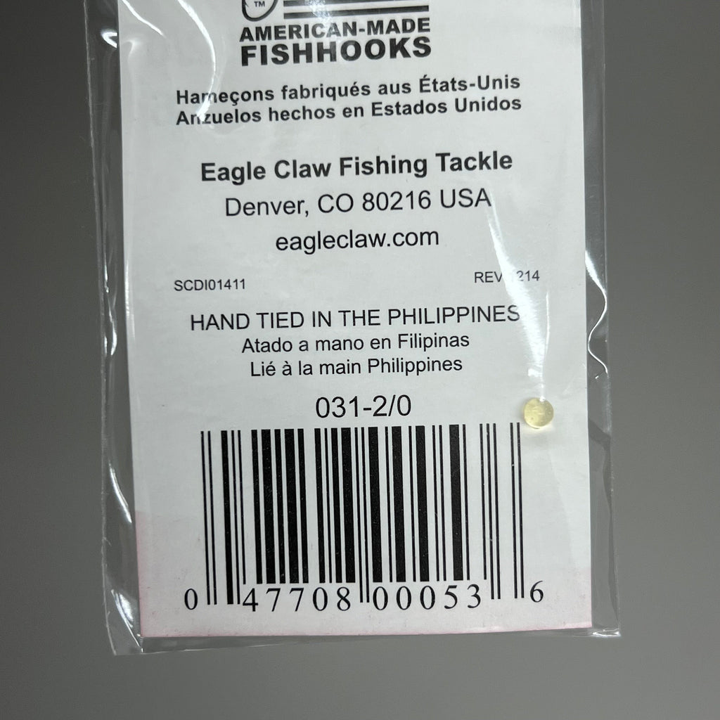 EAGLE CLAW (3 PACK) Plain Shank All Purpose Live Bait Bronze #2/0 6pc 031-2/0 – view 9