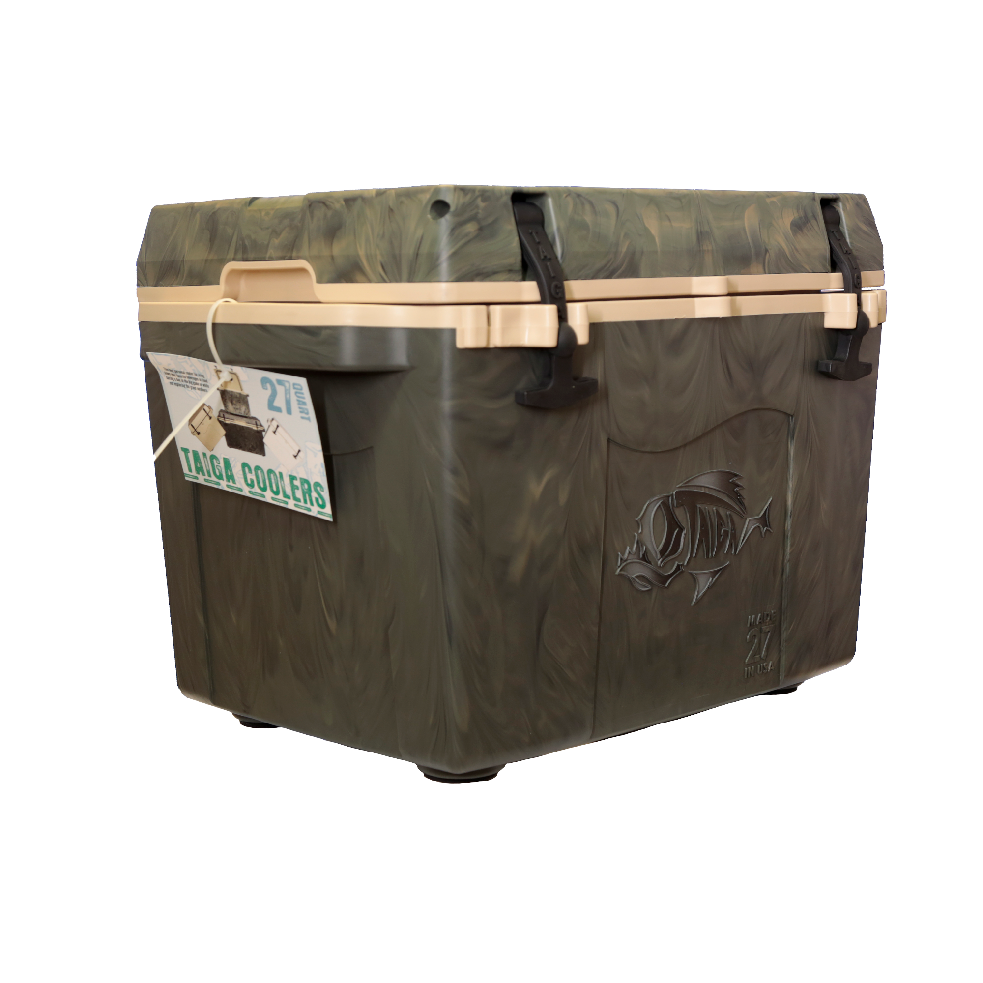 Taiga Coolers 27 Quart Woodland Camo Cooler