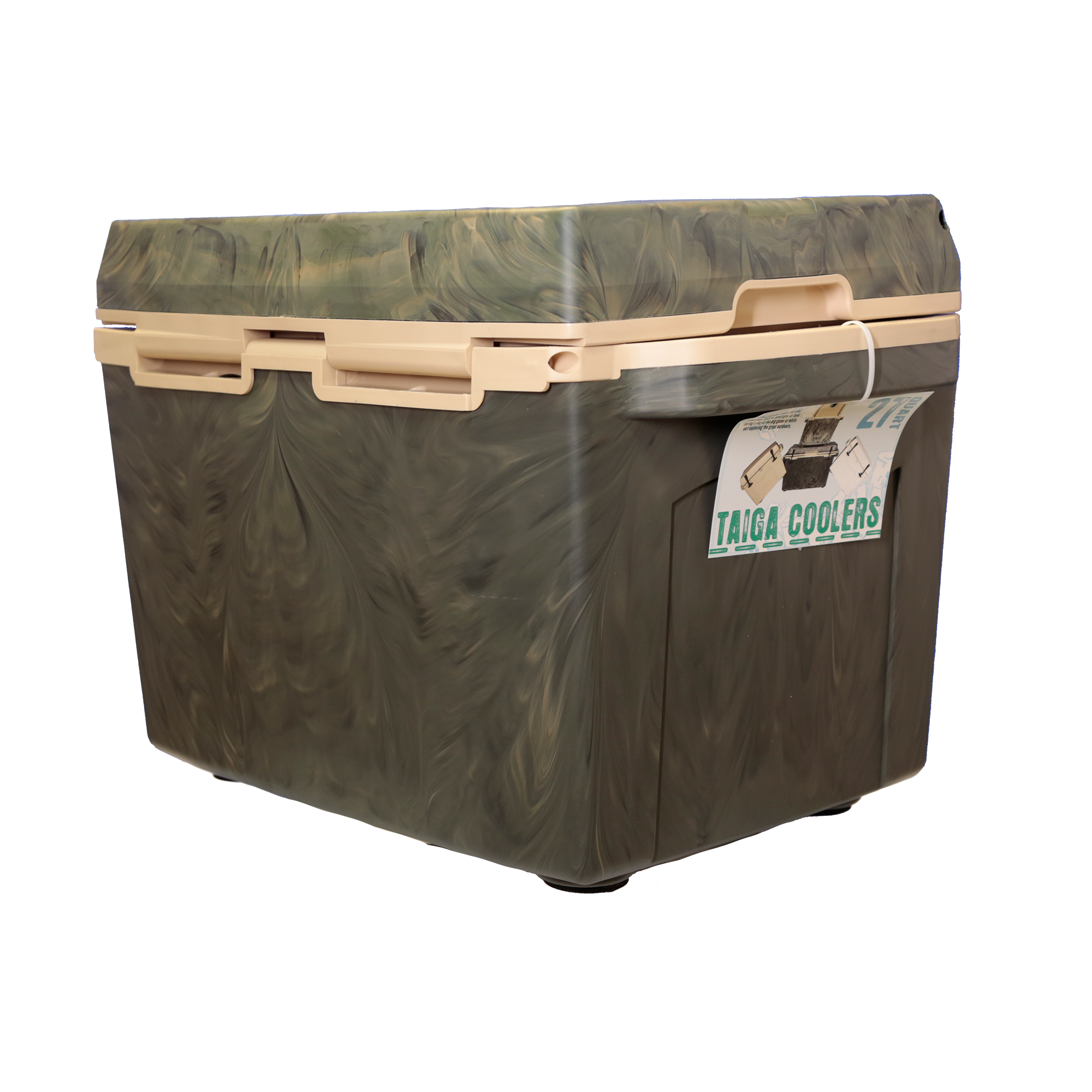 Taiga Coolers 27 Quart Woodland Camo Cooler