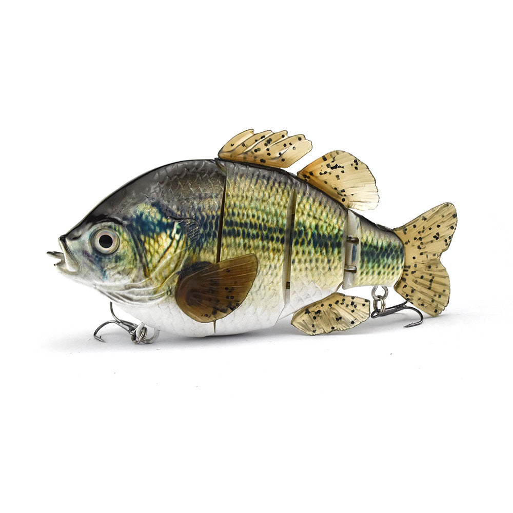 PVC Soft Tail Sub Bait 4-Section Tilapia Sub Multi Section Artificial Bait Freshwater Sub Bait – view 3