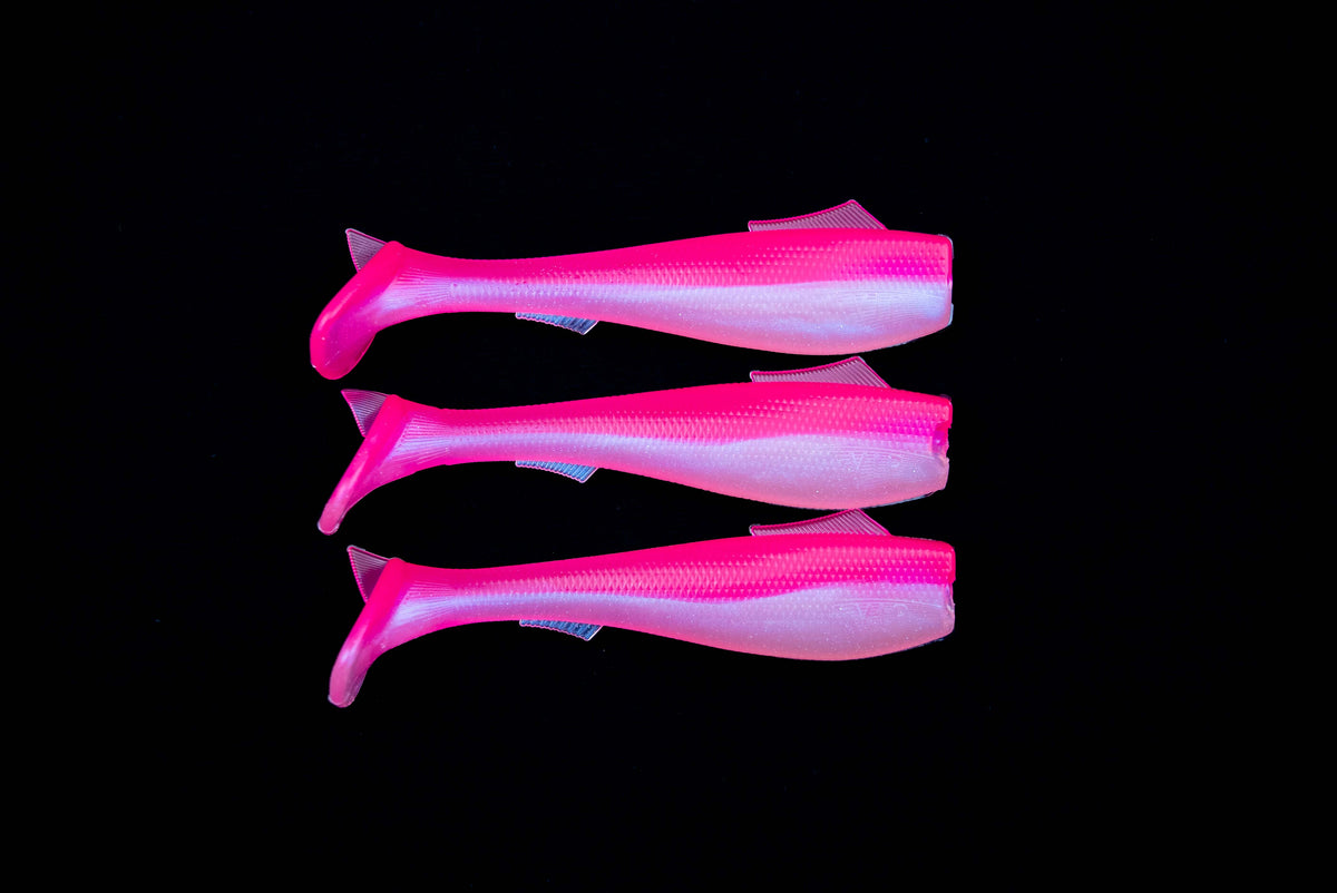 4.5” VIP “Pearl/Pink” Swim Bait  (Single Bait) – view 3