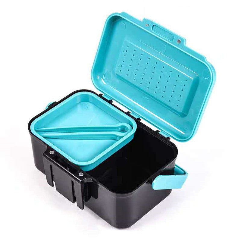 Dual-purpose bait box with handle – view 3