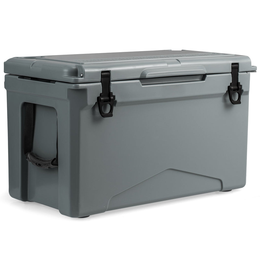 50 QT Rotomolded Cooler Insulated Portable Ice Chest with Integrated Cup Holders – view 2