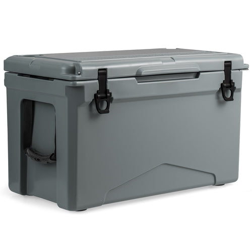 50 QT Rotomolded Cooler Insulated Portable Ice Chest with Integrated Cup Holders – view 2