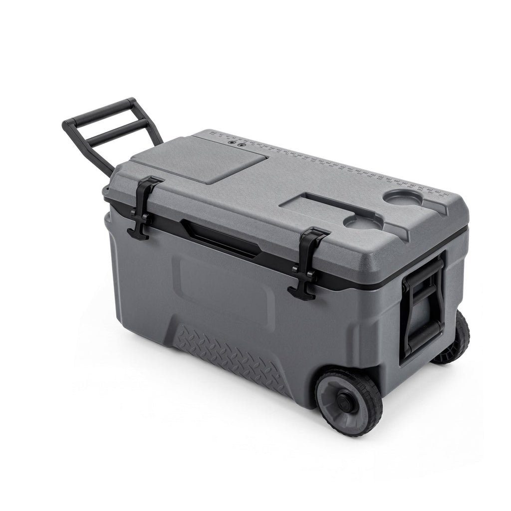 53 Quart Rolling Cooler with Wheels and Fish Ruler – view 10
