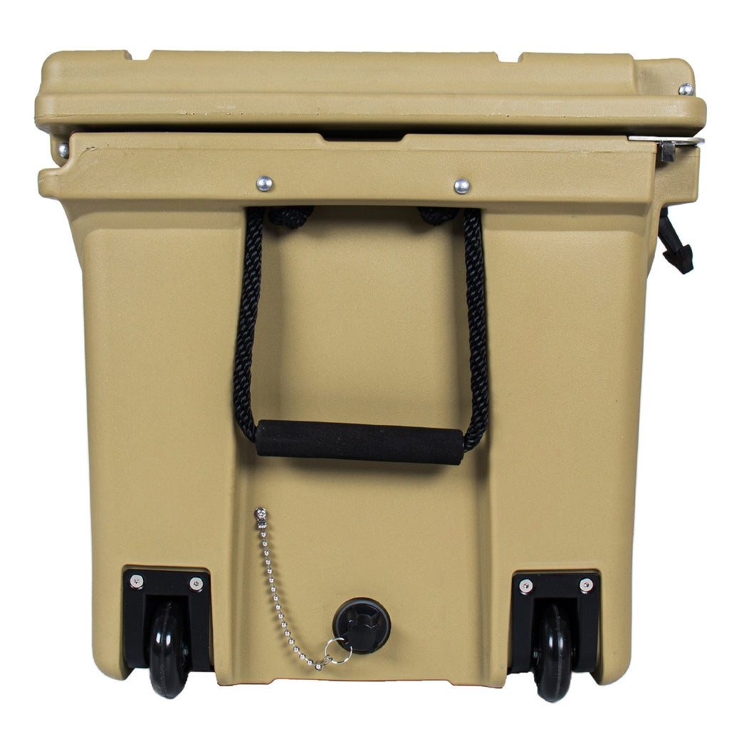 85 Quart Khaki Cooler – Bear-Resistant Rotomolded Ice Chest
