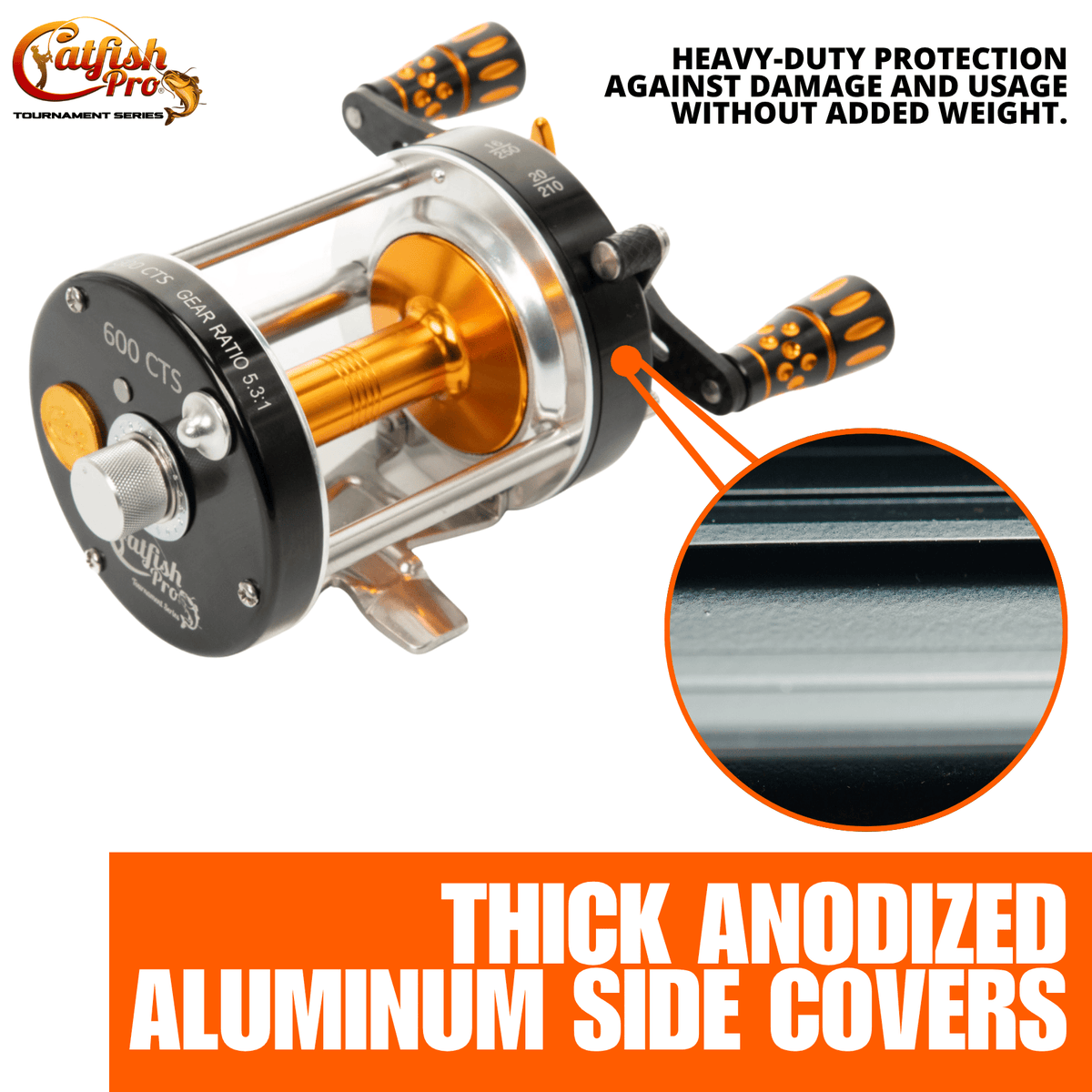 600CTS Round Baitcaster Reel – view 4