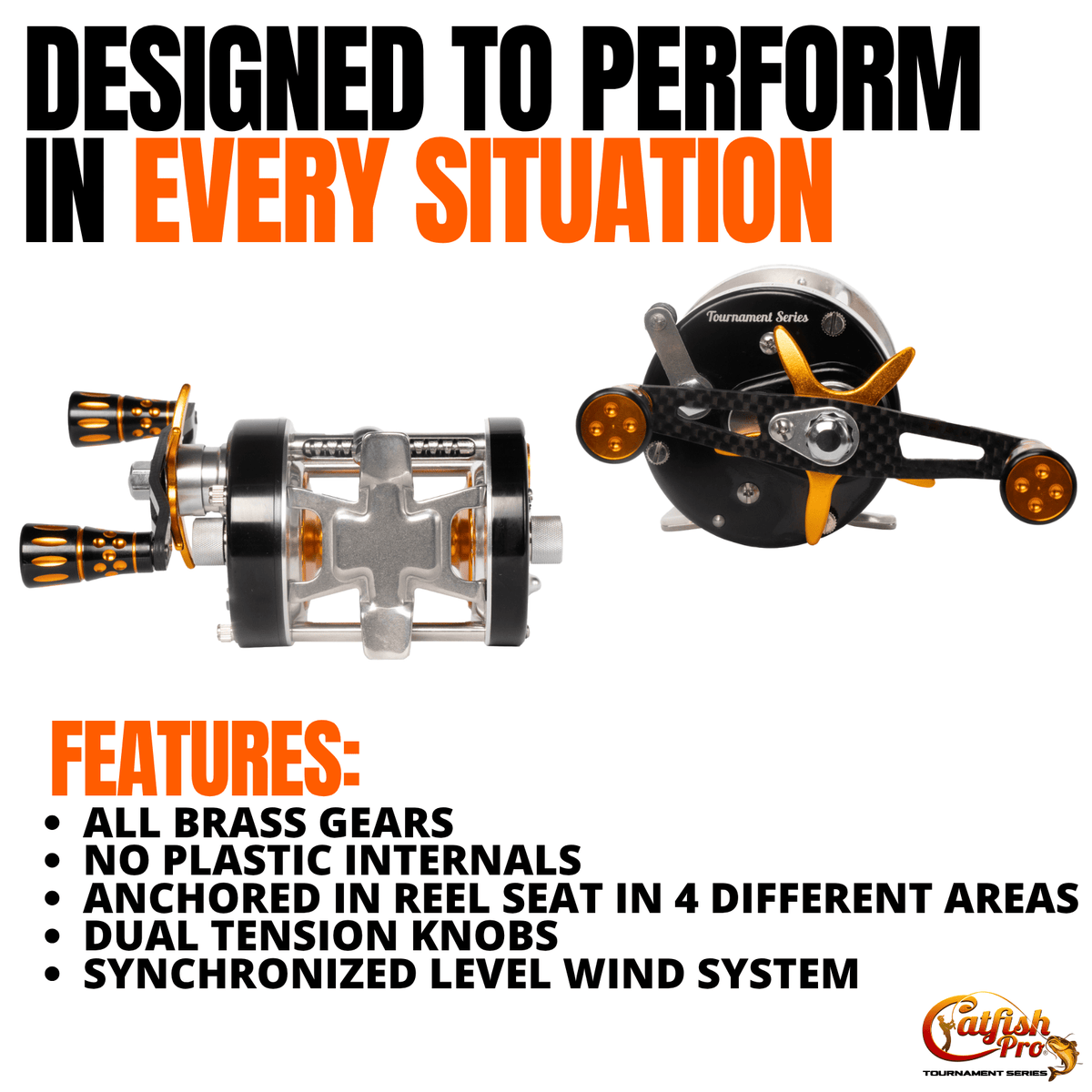 600CTS Round Baitcaster Reel – view 3