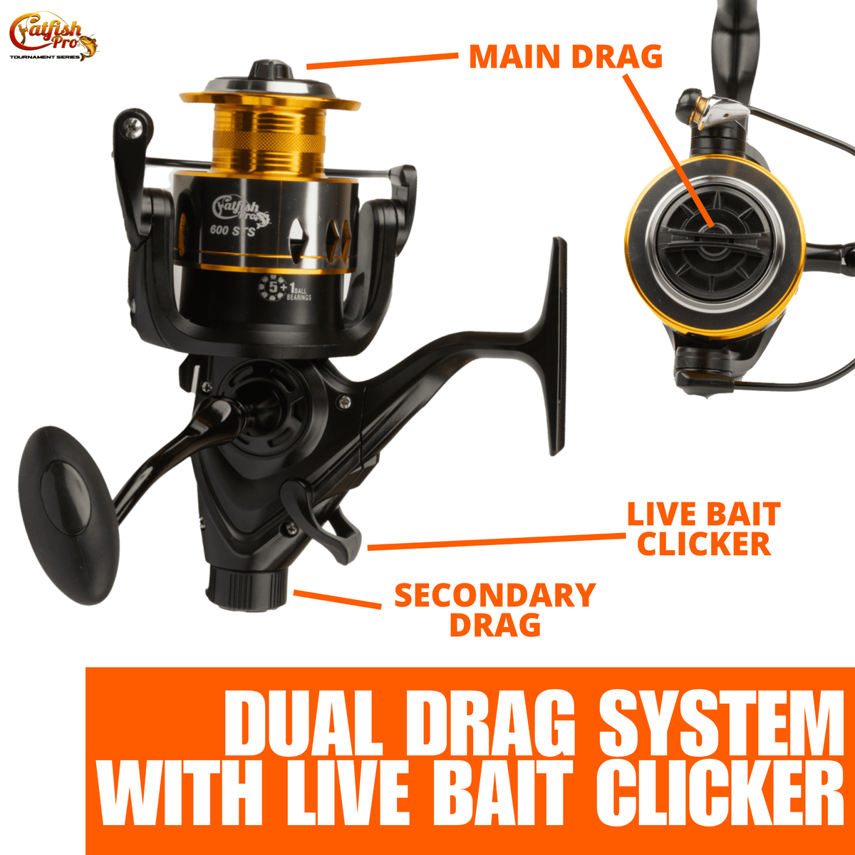 600STS Spinning Reel – view 4