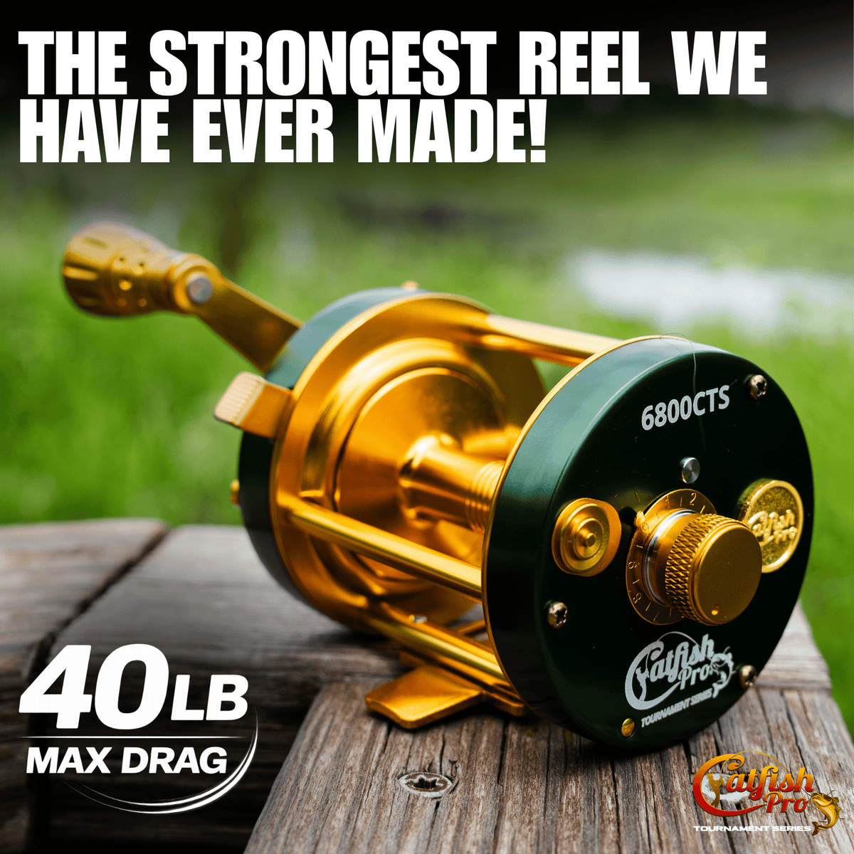 6800 CTS Round Baitcaster Reel – view 7