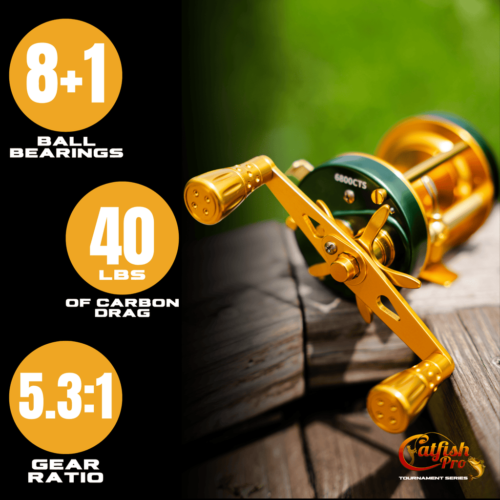 6800 CTS Round Baitcaster Reel – view 9