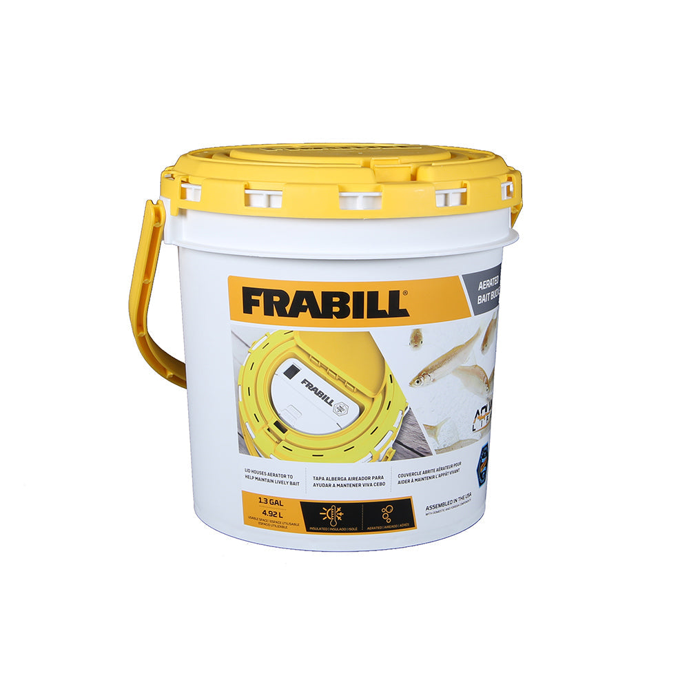Frabill Dual Fish Bait Bucket w/Aerator Built-In – view 2