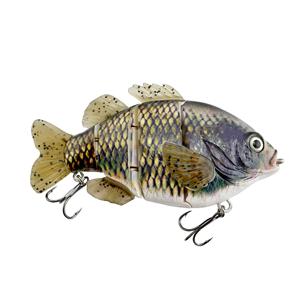 PVC Soft Tail Sub Bait 4-Section Tilapia Sub Multi Section Artificial Bait Freshwater Sub Bait – view 6
