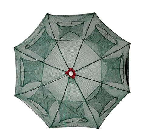Strengthened 4-20 Holes Automatic Fishing Net Shrimp Cage Nylon Foldable Fish Trap Cast Net Cast Fold Crab Trap – view 5