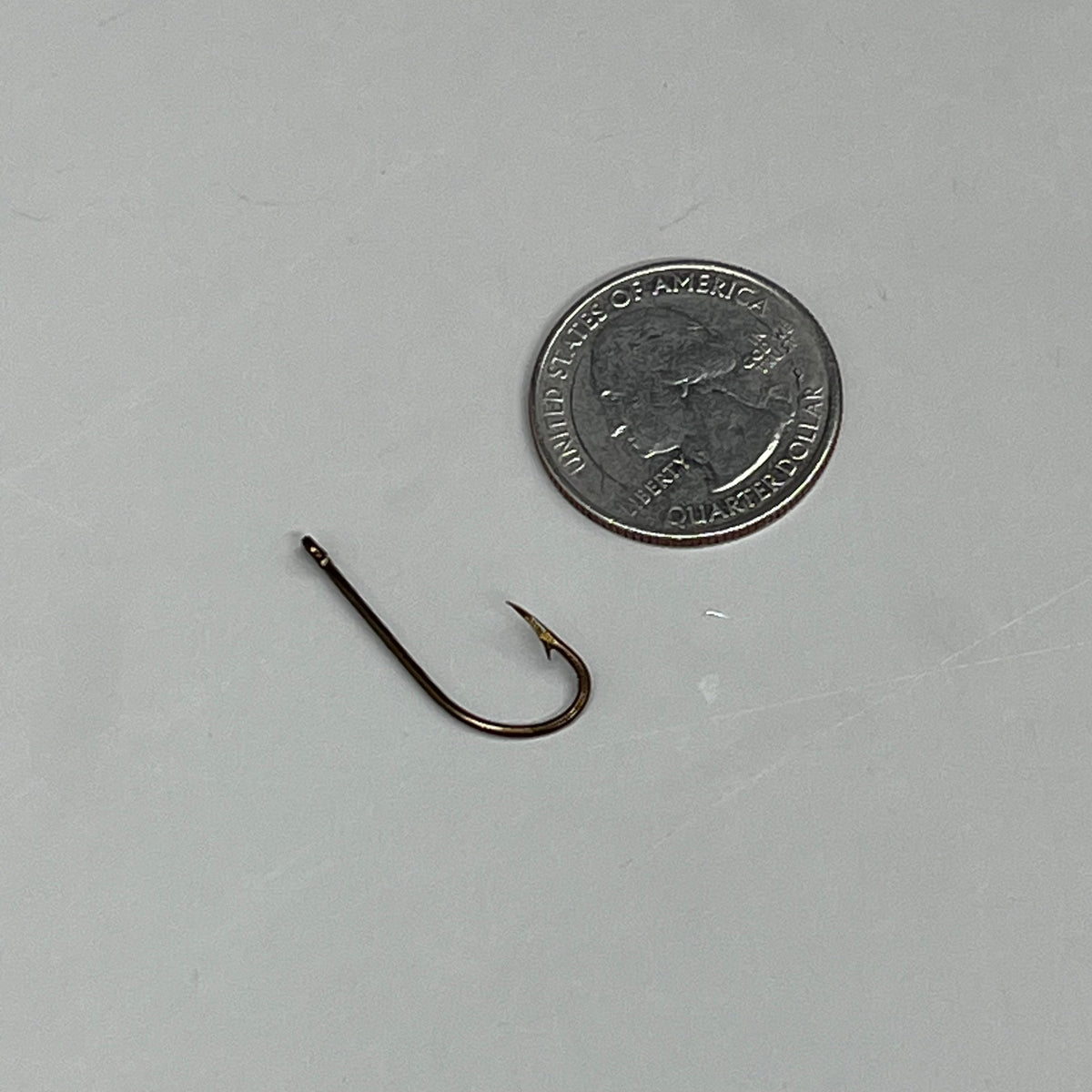 EAGLE CLAW Ultra Sharp All Purpose Live Bait Plain Shank Bronze #4 50pc 084F-4 – view 4