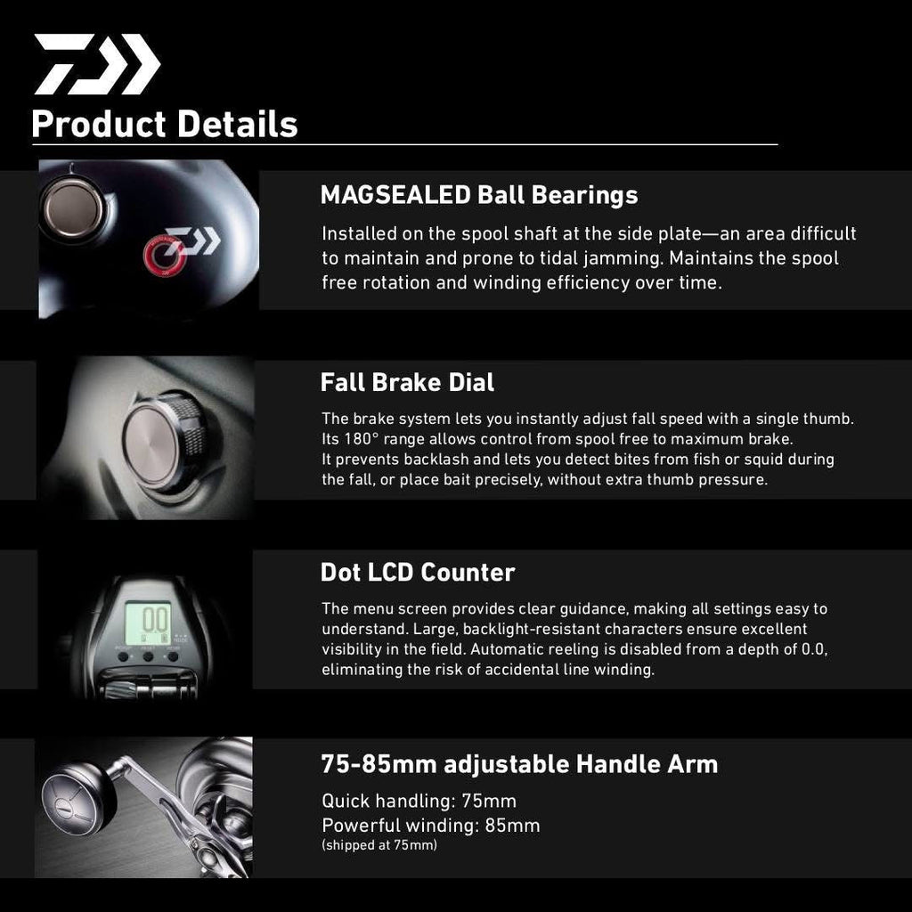 Daiwa 2026 Seaborg 500J Electric Reel
