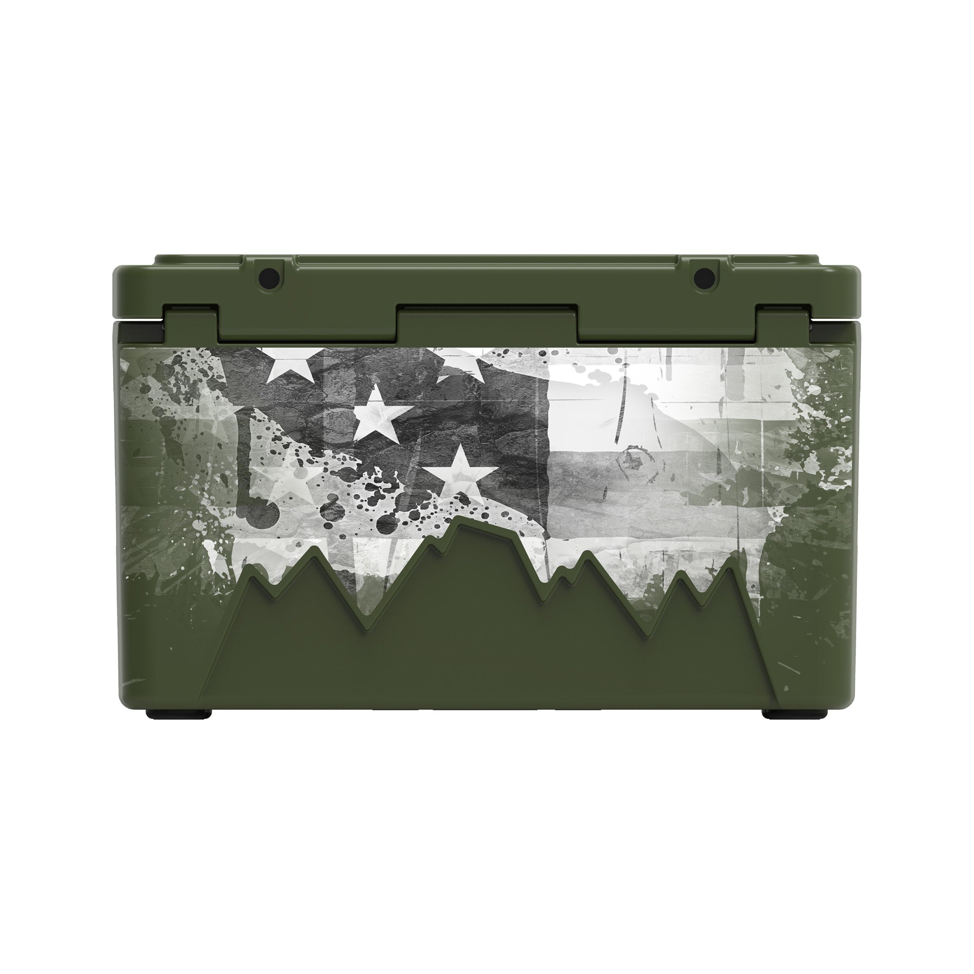 American Flag Hard Cooler