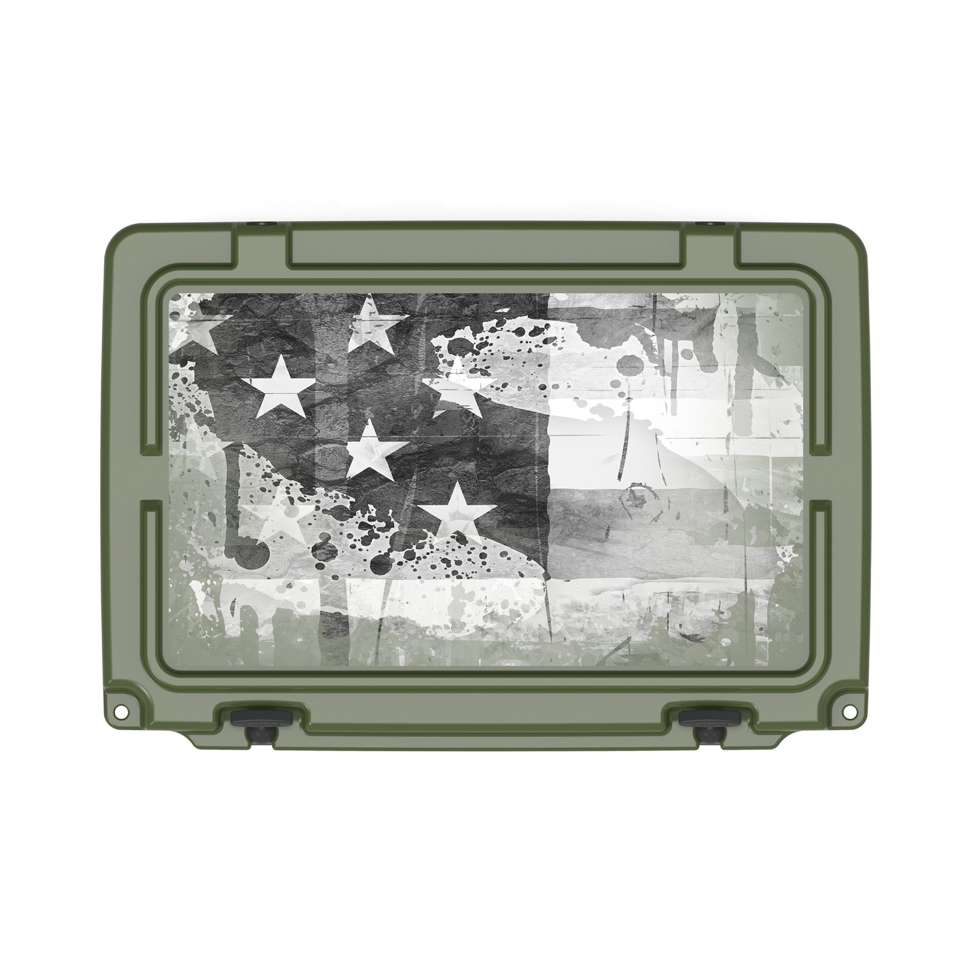 American Flag Hard Cooler