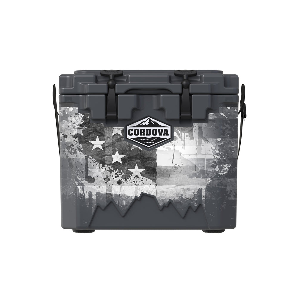 American Flag Hard Cooler