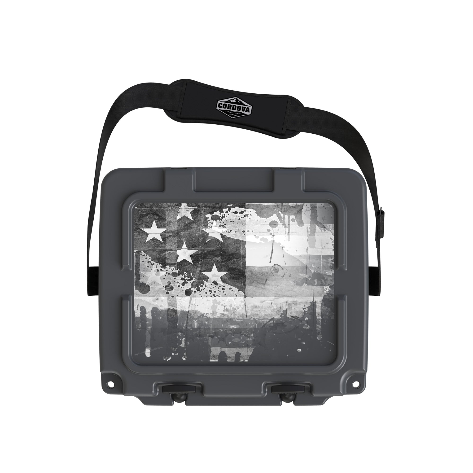 American Flag Hard Cooler