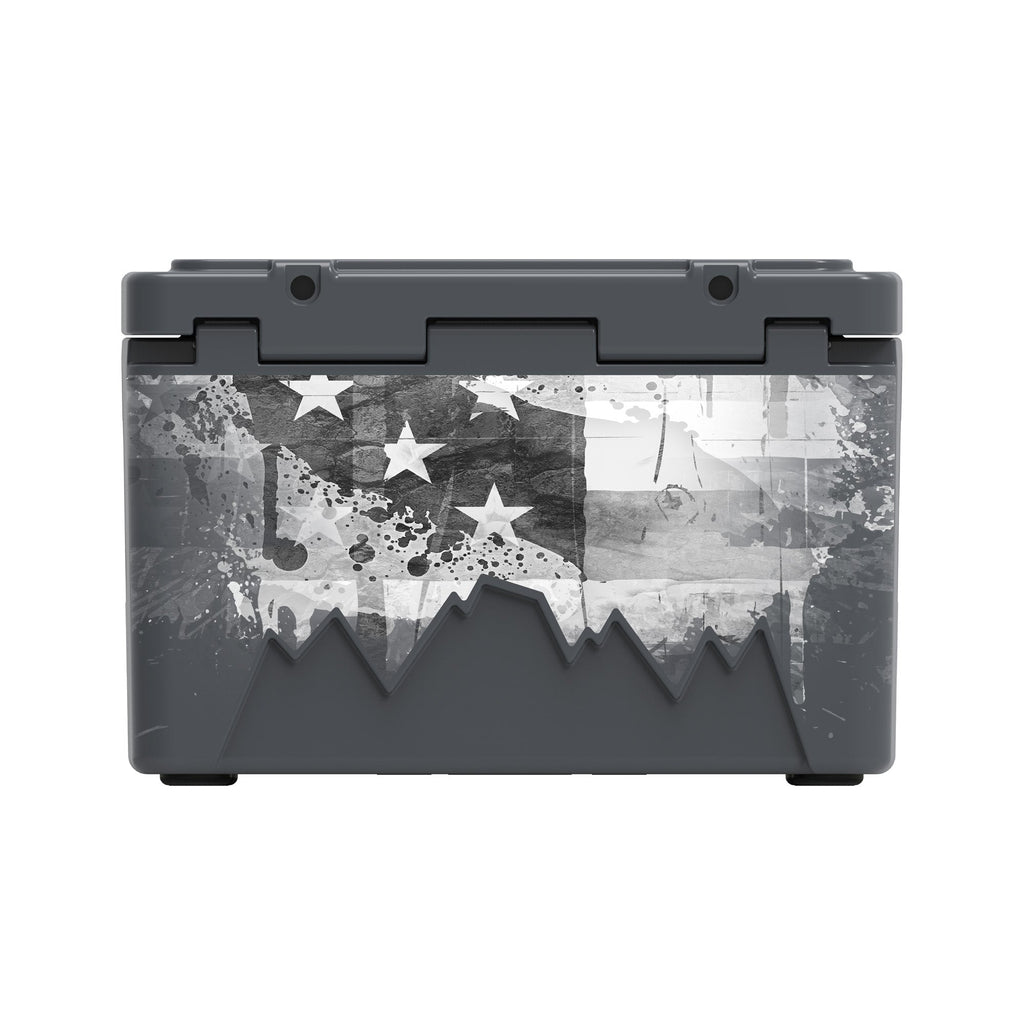 American Flag Hard Cooler