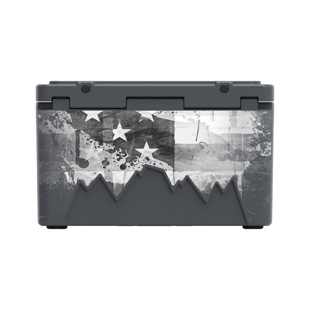American Flag Hard Cooler