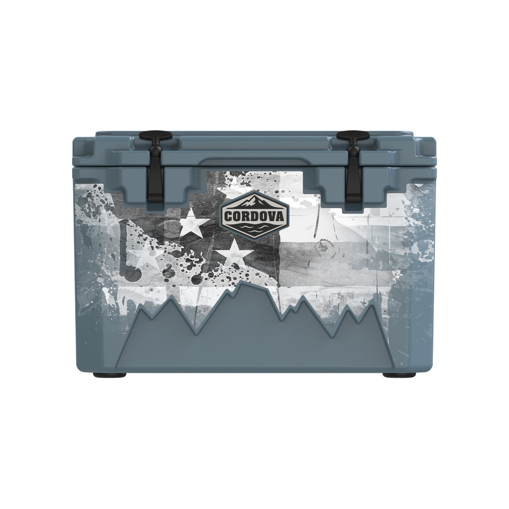 American Flag Hard Cooler