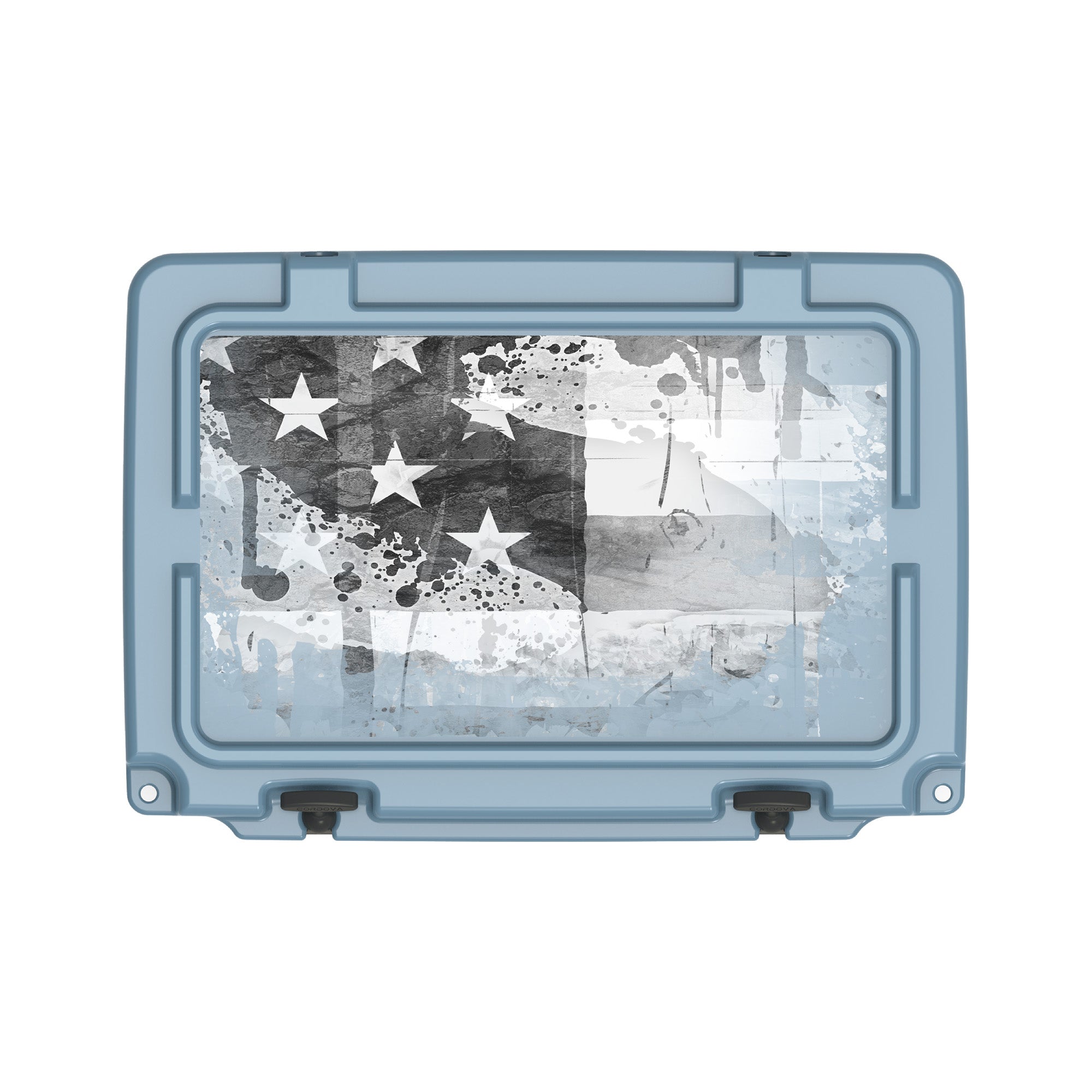 American Flag Hard Cooler