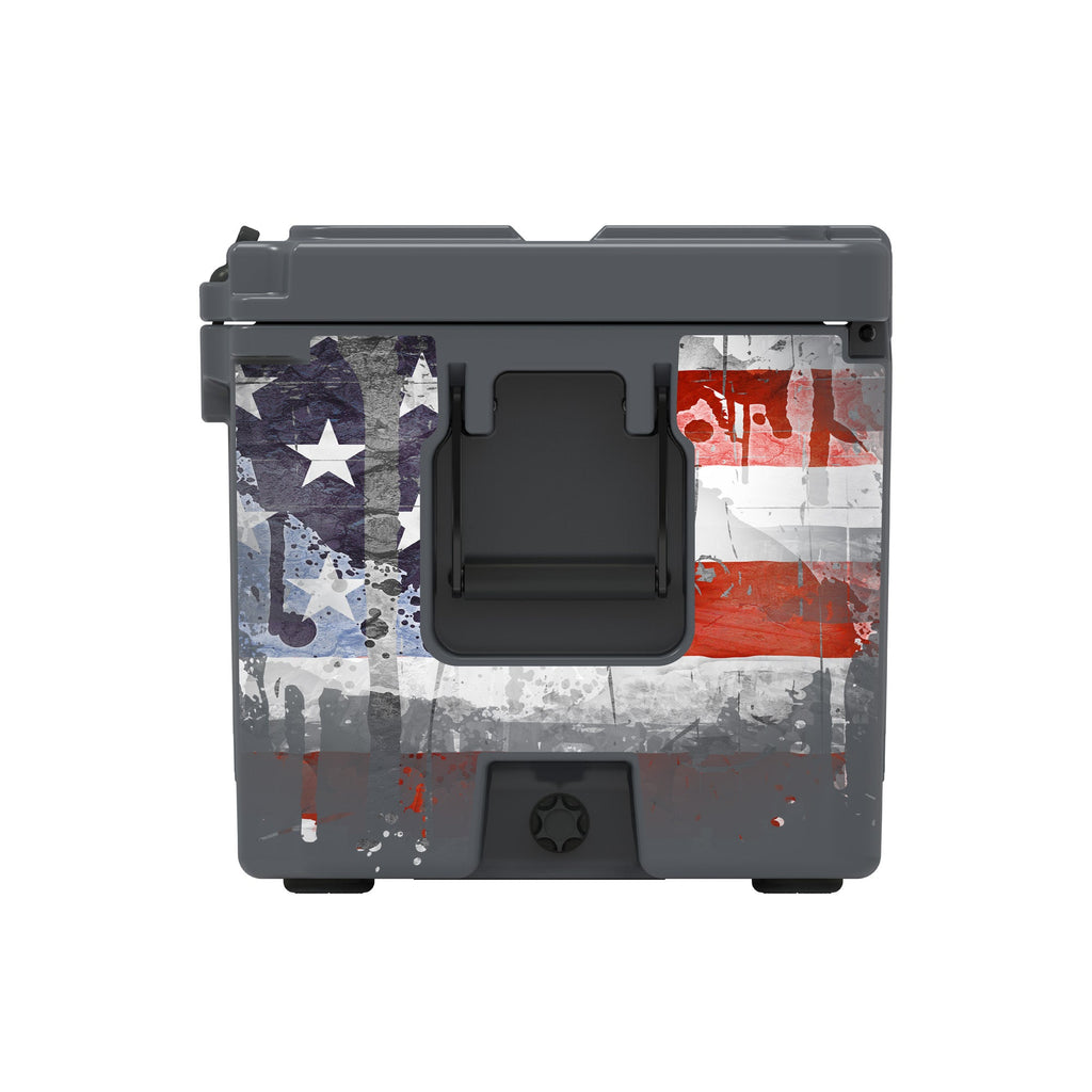American Flag Hard Cooler