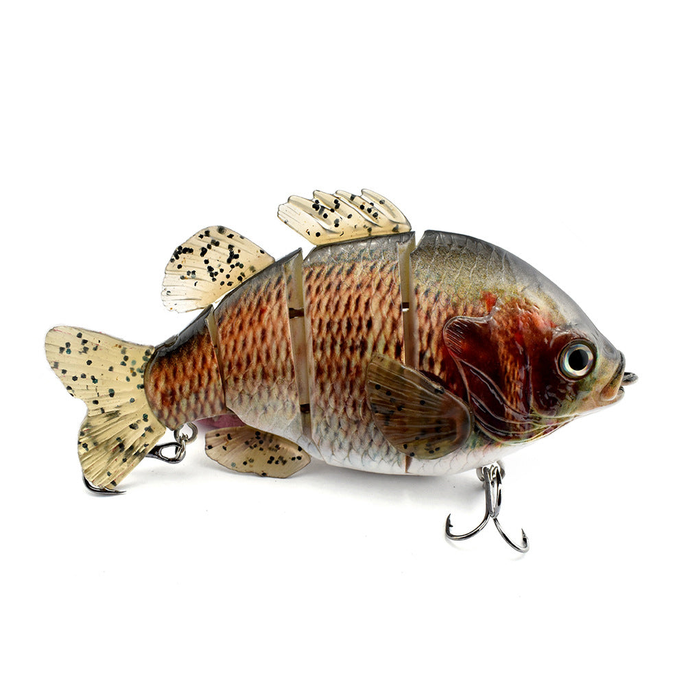 PVC Soft Tail Sub Bait 4-Section Tilapia Sub Multi Section Artificial Bait Freshwater Sub Bait – view 4