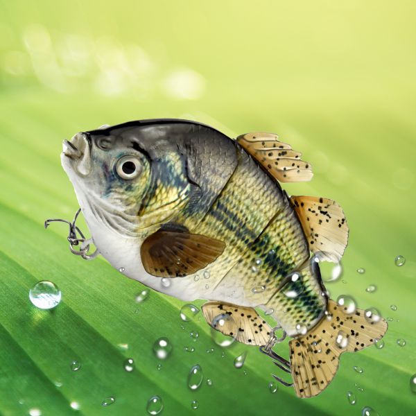 PVC Soft Tail Sub Bait 4-Section Tilapia Sub Multi Section Artificial Bait Freshwater Sub Bait – view 2