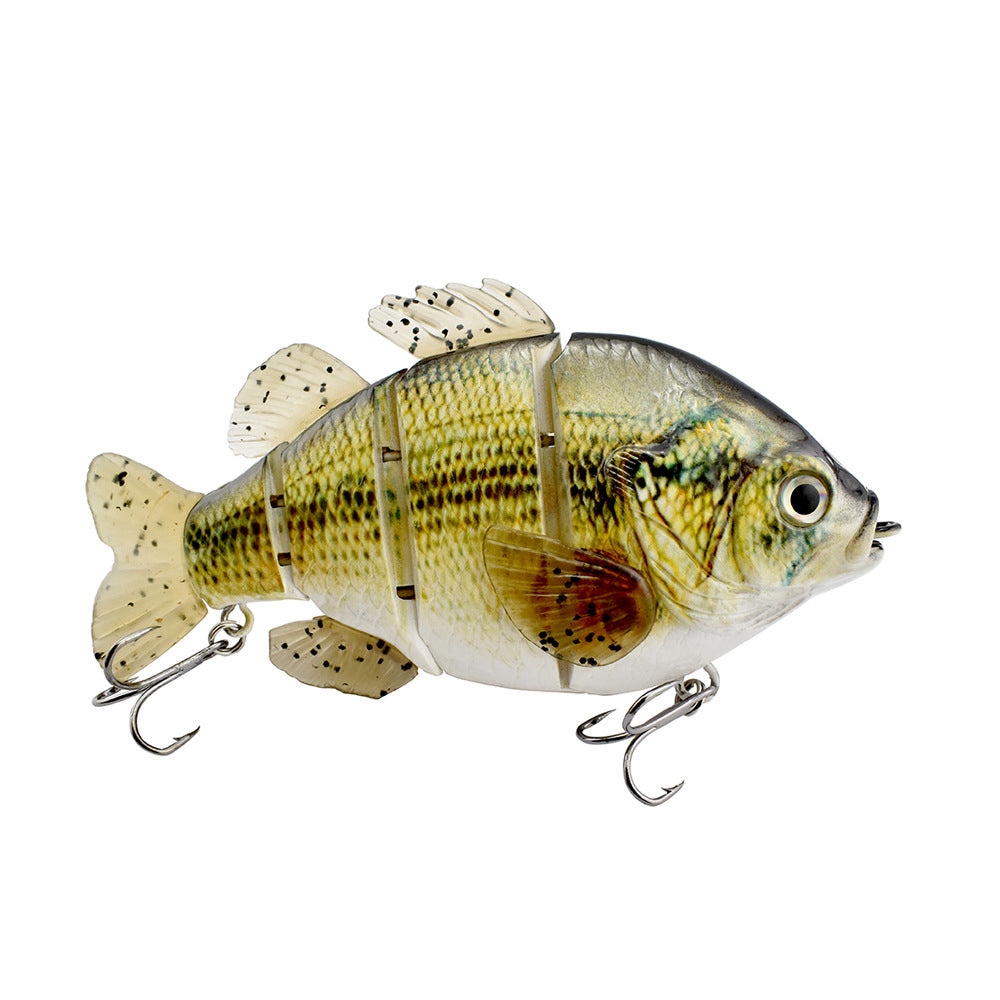PVC Soft Tail Sub Bait 4-Section Tilapia Sub Multi Section Artificial Bait Freshwater Sub Bait – view 5