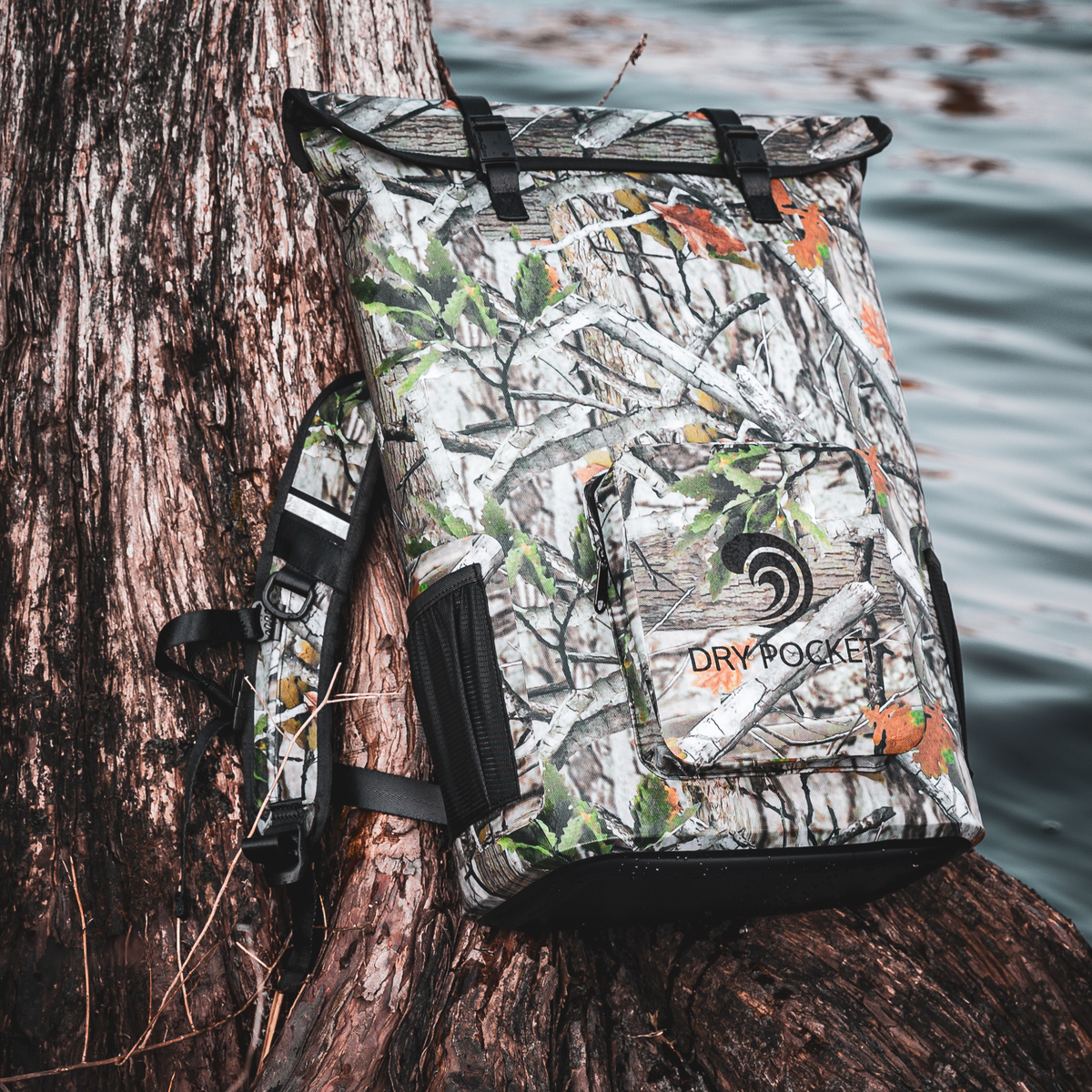 Waterproof Floating Backpack Cooler - Forest Camo – view 5