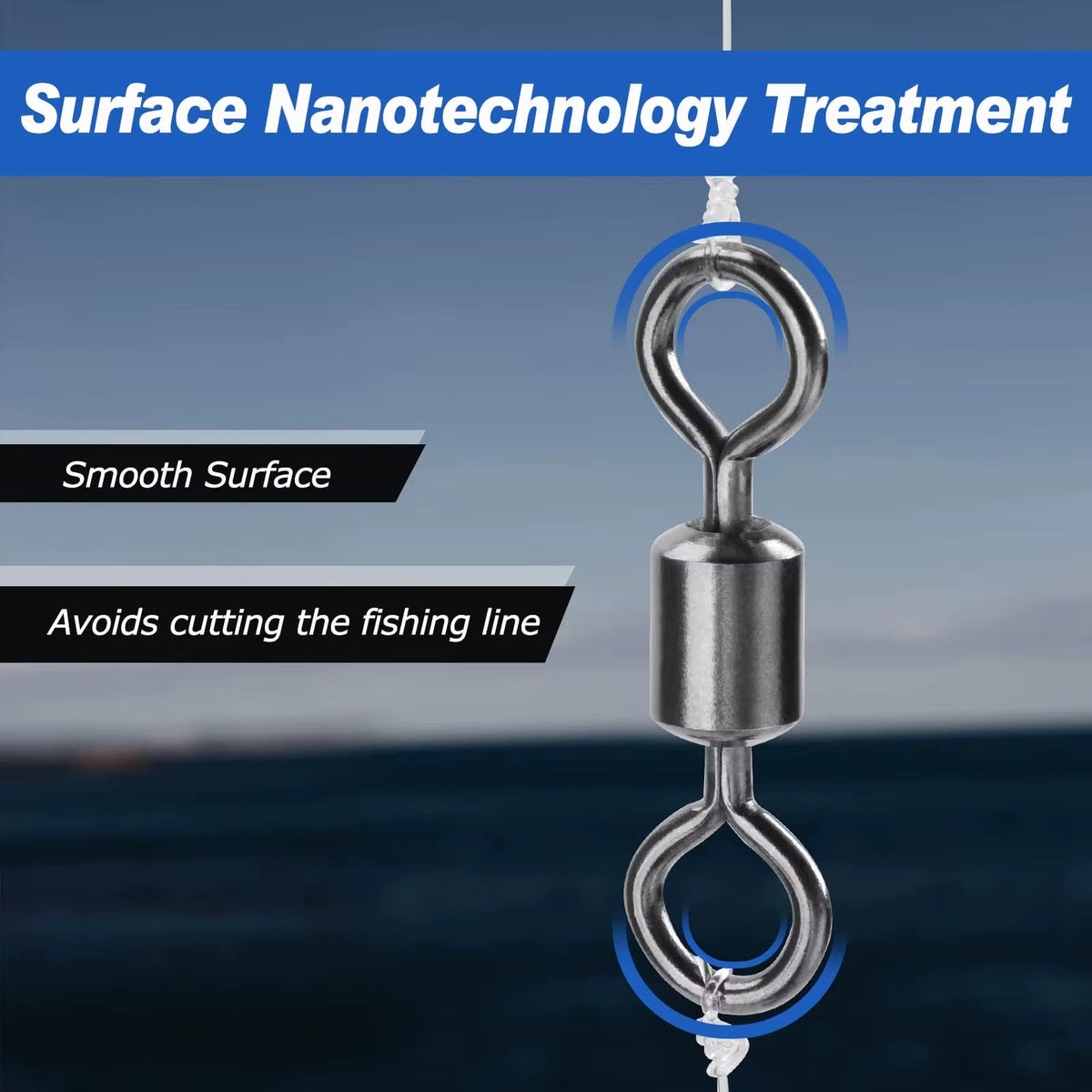 Rolling Barrel Swivels – view 4