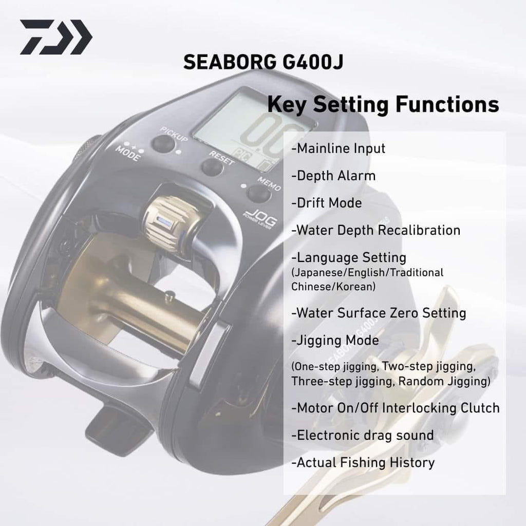 Daiwa SEABORG G400J Electric Reel – view 9
