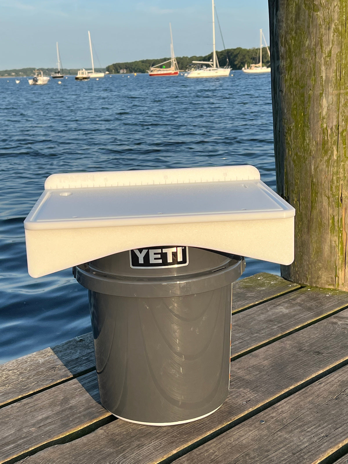 Made in the USA | Premium Single Bucket Raised 18" Fillet Table and Cutting Board – view 9
