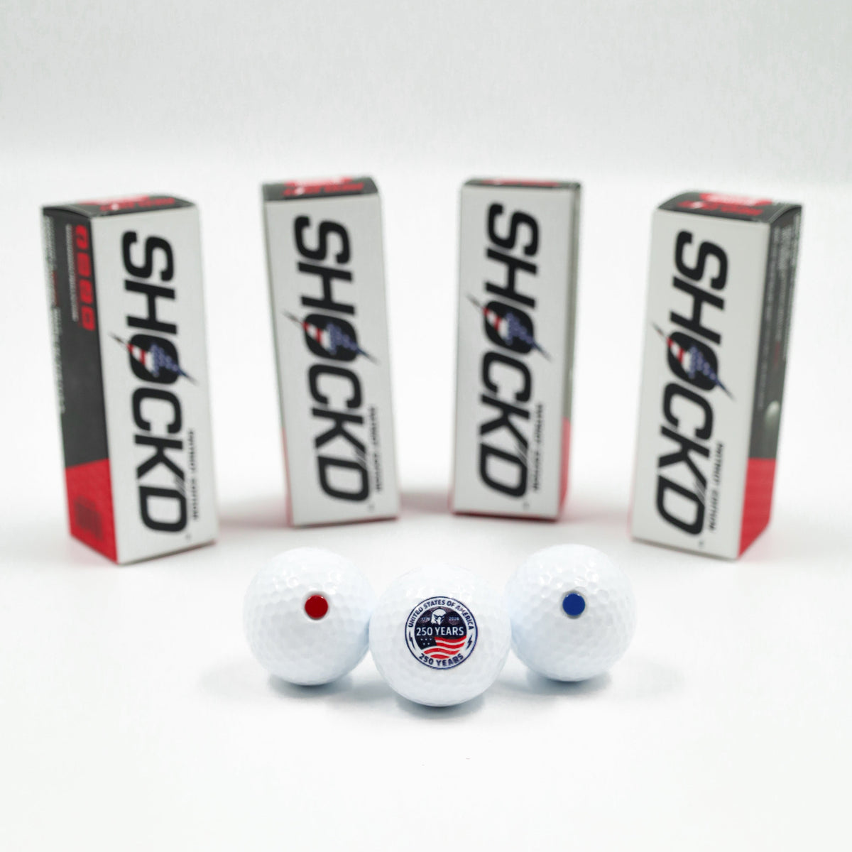 BUY 3 GET 1 FREE BUNDLE - SHOCK'D Golf Balls – view 7