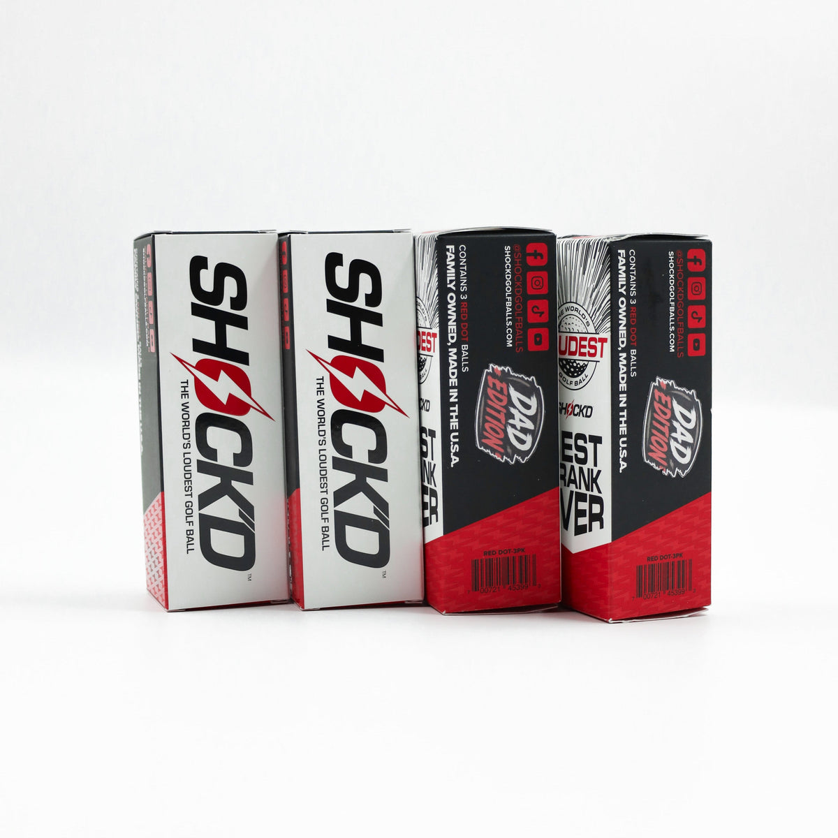 BUY 3 GET 1 FREE BUNDLE - SHOCK'D Golf Balls – view 9